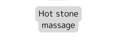 Hot stone massage